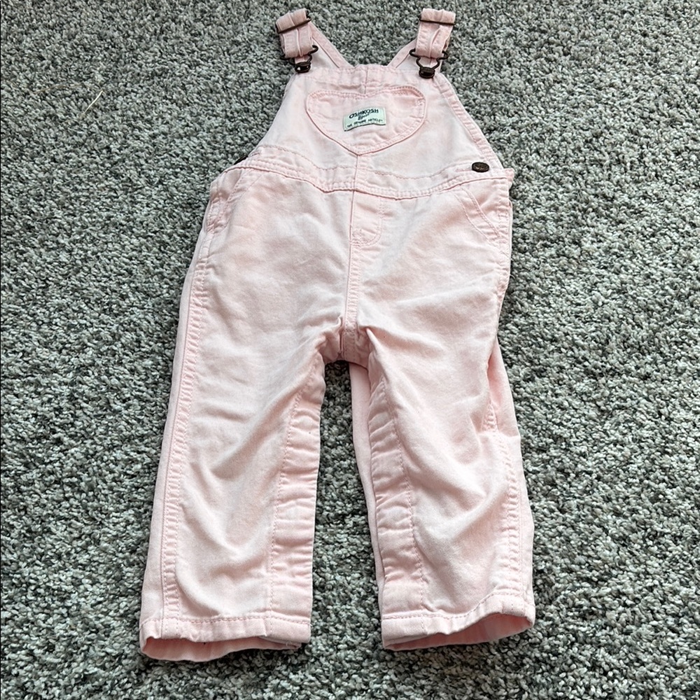 Pink Kids Overalls